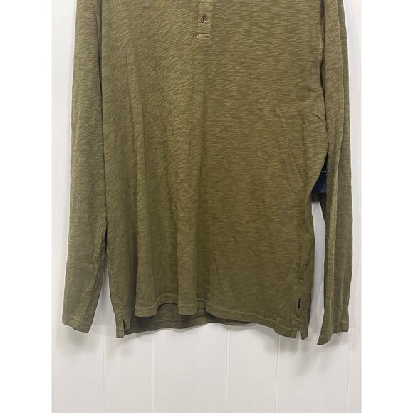 Lucky Brand Mens Polo XL Green Long‎ Sleeve Collared Pullover Knit Stretchy New - Picture 3 of 9
